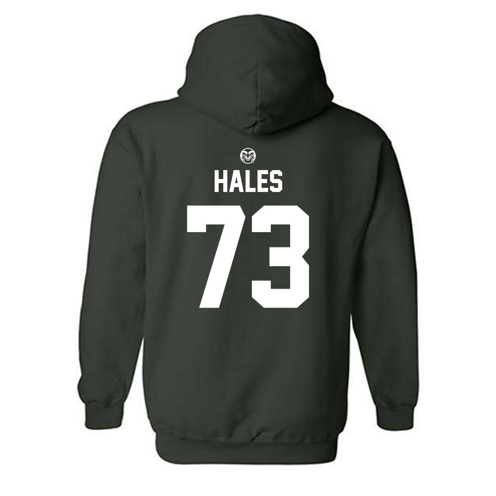 Colorado State - NCAA Football : Braden Hales - Hooded Sweatshirt-1