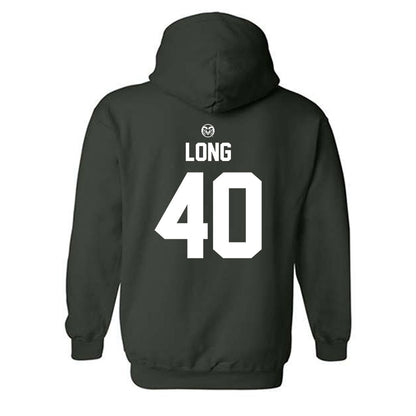 Colorado State - NCAA Football : Owen Long - Hooded Sweatshirt-1