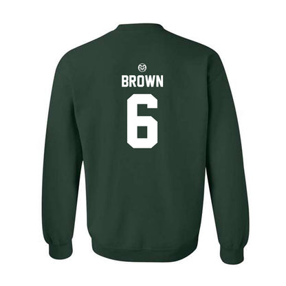 Colorado State - NCAA Football : Elijah Brown - Crewneck Sweatshirt-1