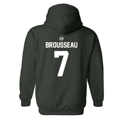 Colorado State - NCAA Football : Jackson Brousseau - Hooded Sweatshirt-1