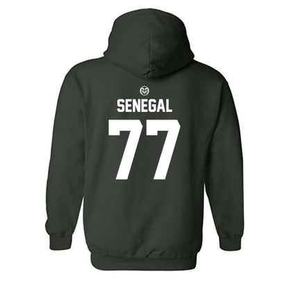 Colorado State - NCAA Football : Monjaro Senegal - Hooded Sweatshirt-1