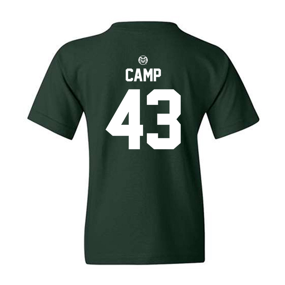 Colorado State - NCAA Football : Brock Camp - Youth T-Shirt-1