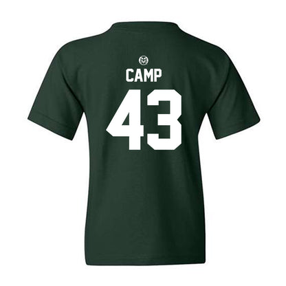 Colorado State - NCAA Football : Brock Camp - Youth T-Shirt-1