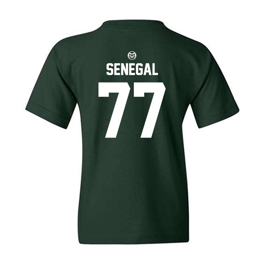 Colorado State - NCAA Football : Monjaro Senegal - Youth T-Shirt-1
