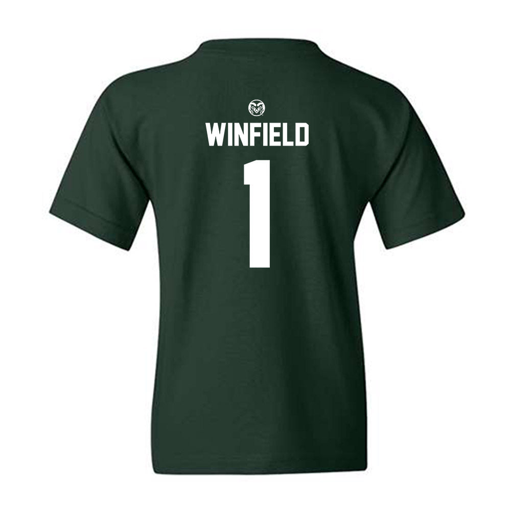 Colorado State - NCAA Football : Armani Winfield - Youth T-Shirt-1