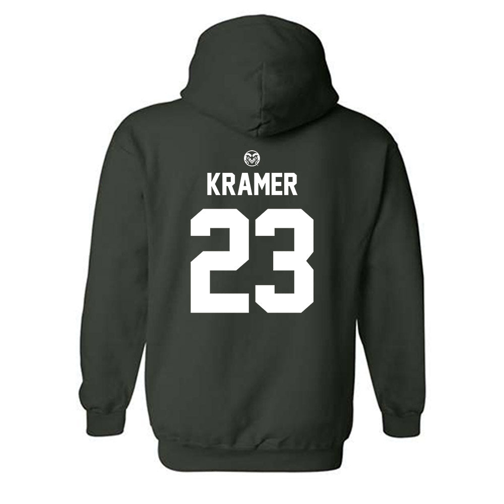 Colorado State - NCAA Women's Basketball : Caitlin Kramer - Hooded Sweatshirt-1
