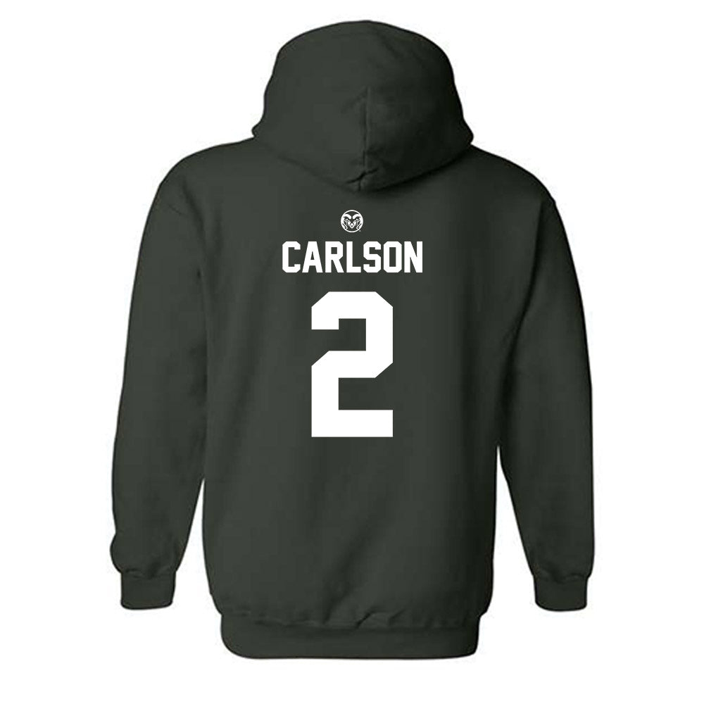 Colorado State - NCAA Women's Basketball : Brooke Carlson - Hooded Sweatshirt-1