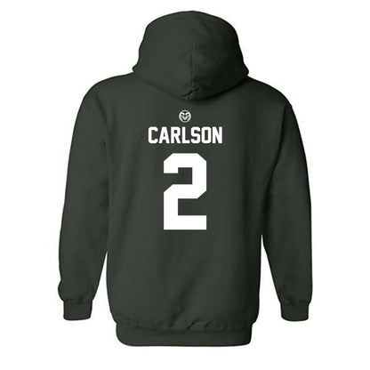 Colorado State - NCAA Women's Basketball : Brooke Carlson - Hooded Sweatshirt-1