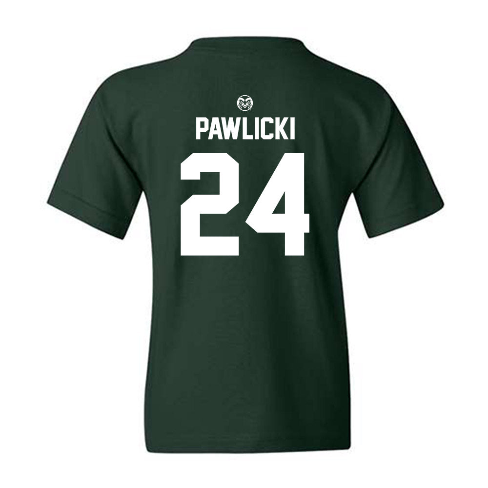 Colorado State - NCAA Women's Basketball : Olivia Pawlicki - Youth T-Shirt-1