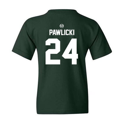 Colorado State - NCAA Women's Basketball : Olivia Pawlicki - Youth T-Shirt-1