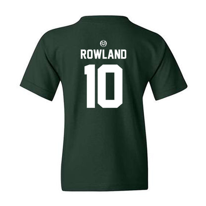 Colorado State - NCAA Women's Volleyball : Brenna Rowland - Youth T-Shirt-1