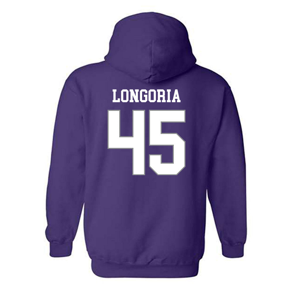 Kansas State - NCAA Baseball : Adan Longoria - Classic Shersey Hooded Sweatshirt-1