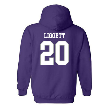 Kansas State - NCAA Baseball : Carson Liggett - Classic Shersey Hooded Sweatshirt-1