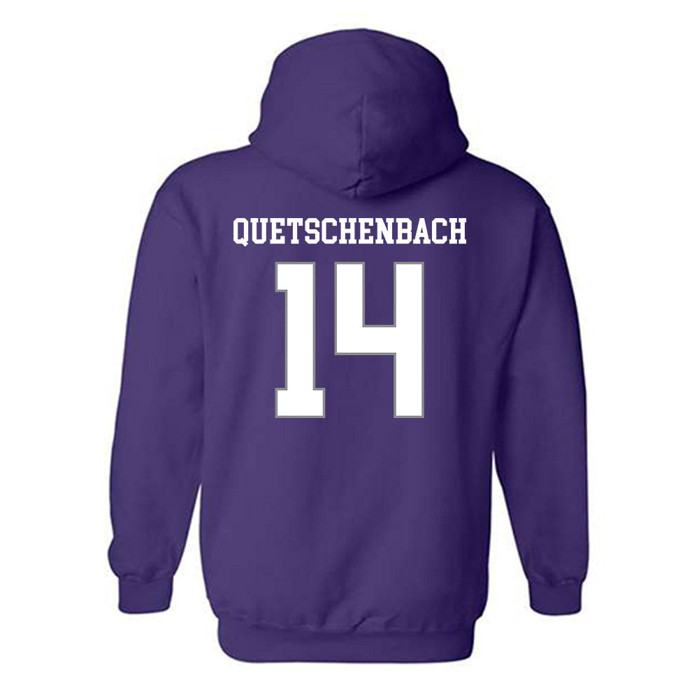 Kansas State - NCAA Baseball : Jack Quetschenbach - Classic Shersey Hooded Sweatshirt-1