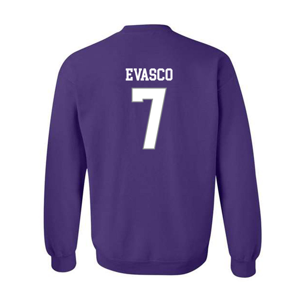 Kansas State - NCAA Baseball : Aj Evasco - Classic Shersey Crewneck Sweatshirt-1