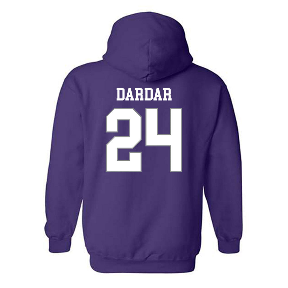 Kansas State - NCAA Baseball : Seth Dardar - Classic Shersey Hooded Sweatshirt-1