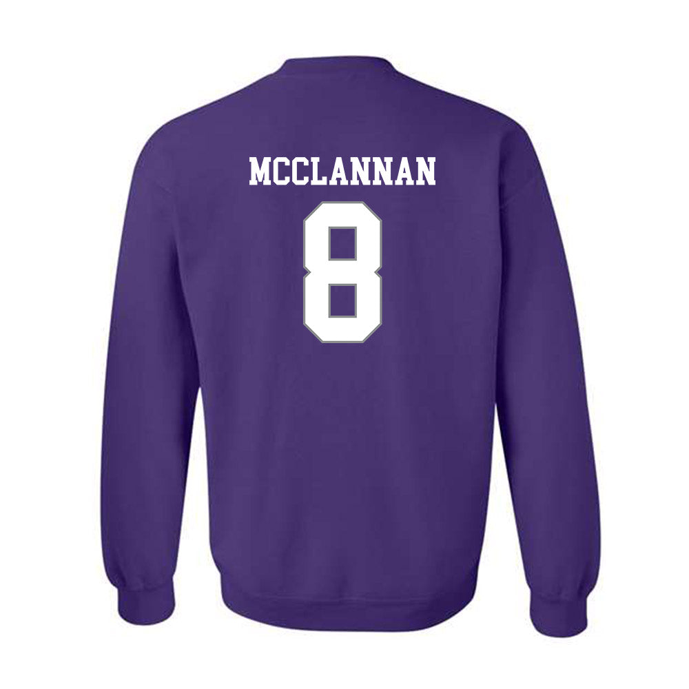 Kansas State - NCAA Football : Simon McClannan - Classic Shersey Crewneck Sweatshirt-1