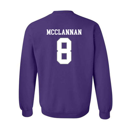 Kansas State - NCAA Football : Simon McClannan - Classic Shersey Crewneck Sweatshirt-1
