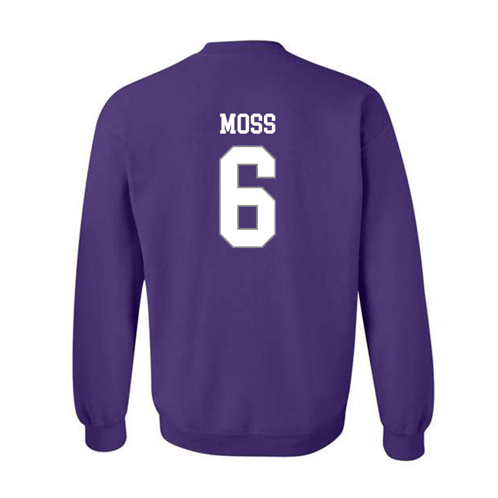 Kansas State - NCAA Football : Qua Moss - Classic Shersey Crewneck Sweatshirt-1