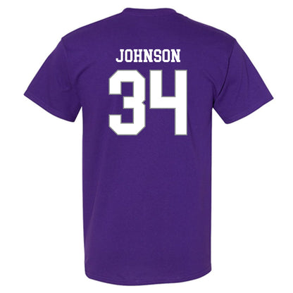 Kansas State - NCAA Men's Basketball : Nate Johnson - Classic Shersey T-Shirt-1