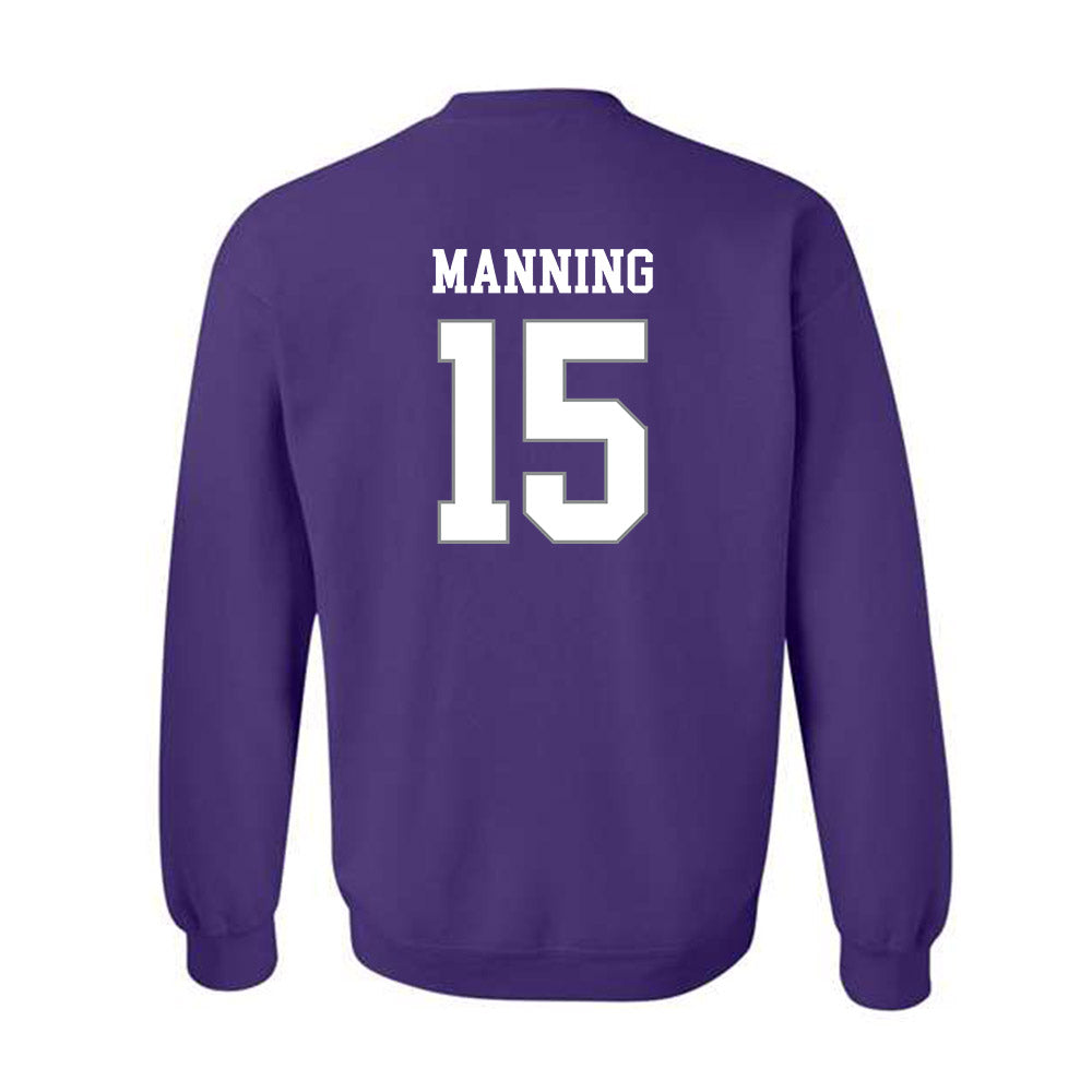 Kansas State - NCAA Men's Basketball : Taj Manning - Classic Shersey Crewneck Sweatshirt