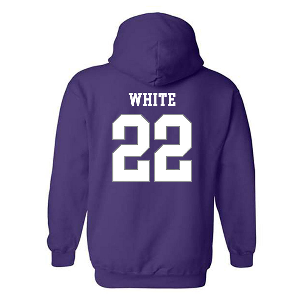 Kansas State - NCAA Women's Basketball : Ramiya White - Classic Shersey Hooded Sweatshirt-1