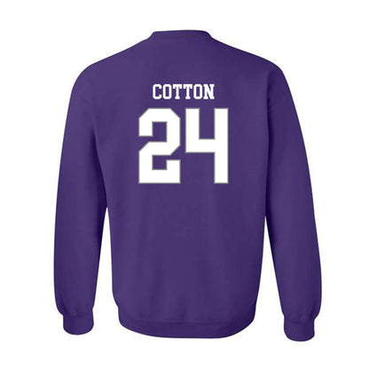 Kansas State - NCAA Women's Basketball : Jenessa Cotton - Classic Shersey Crewneck Sweatshirt-1