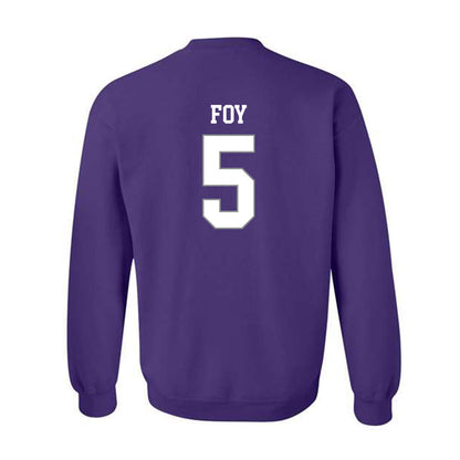 Kansas State - NCAA Women's Basketball : Aniya' Foy - Classic Shersey Crewneck Sweatshirt-1