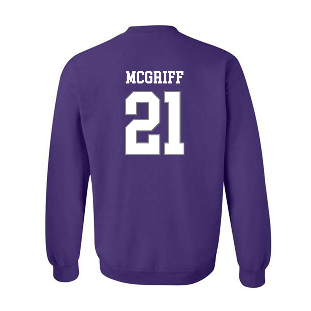 Kansas State - NCAA Men's Basketball : Khamari McGriff - Classic Shersey Crewneck Sweatshirt-1