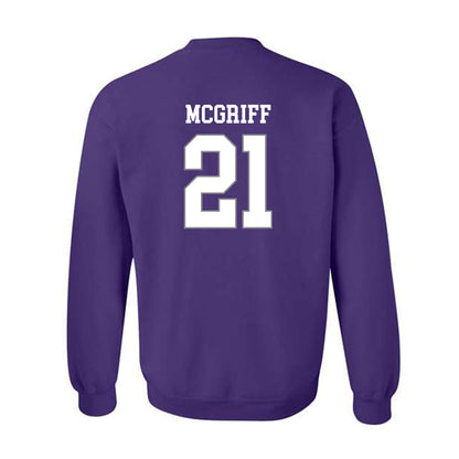 Kansas State - NCAA Men's Basketball : Khamari McGriff - Classic Shersey Crewneck Sweatshirt-1