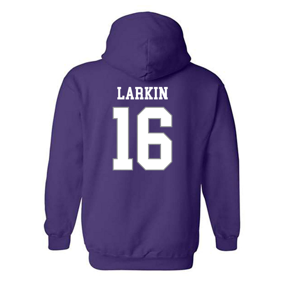 Kansas State - NCAA Women's Volleyball : Ella Larkin - Classic Shersey Hooded Sweatshirt