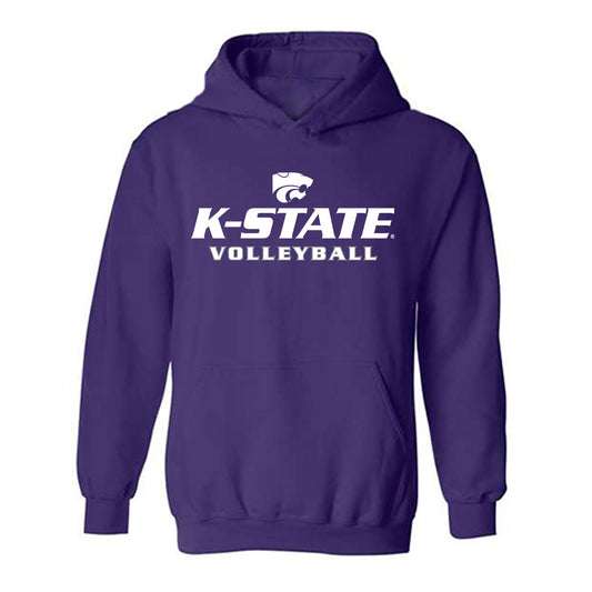 Kansas State - NCAA Women's Volleyball : Sydney McDermott - Classic Shersey Hooded Sweatshirt-0