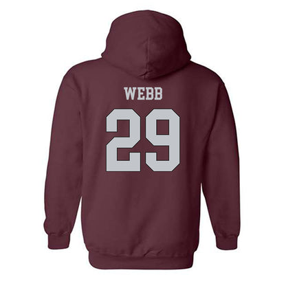 Mississippi State - NCAA Baseball : Maddox Webb - Classic Shersey Hooded Sweatshirt-1