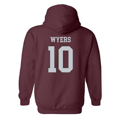 Mississippi State - NCAA Baseball : Drew Wyers - Classic Shersey Hooded Sweatshirt-1