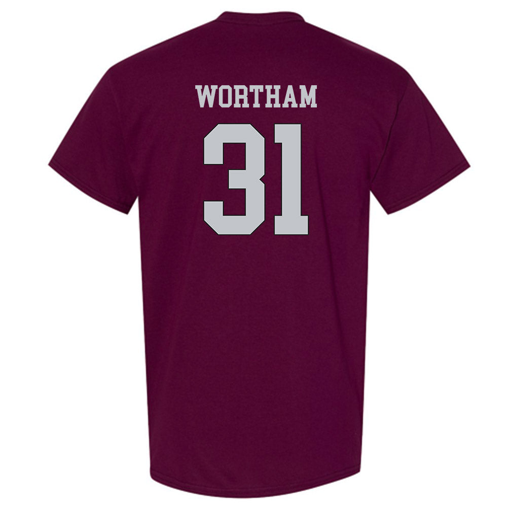 Mississippi State - NCAA Baseball : Charlie Wortham - Classic Shersey T-Shirt-1