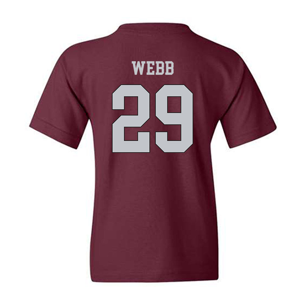 Mississippi State - NCAA Baseball : Maddox Webb - Classic Shersey Youth T-Shirt-1