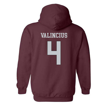 Mississippi State - NCAA Baseball : Tomas Valincius - Classic Shersey Hooded Sweatshirt-1