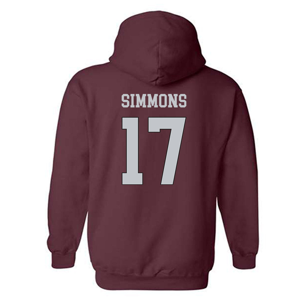 Mississippi State - NCAA Baseball : Stone Simmons - Classic Shersey Hooded Sweatshirt-1