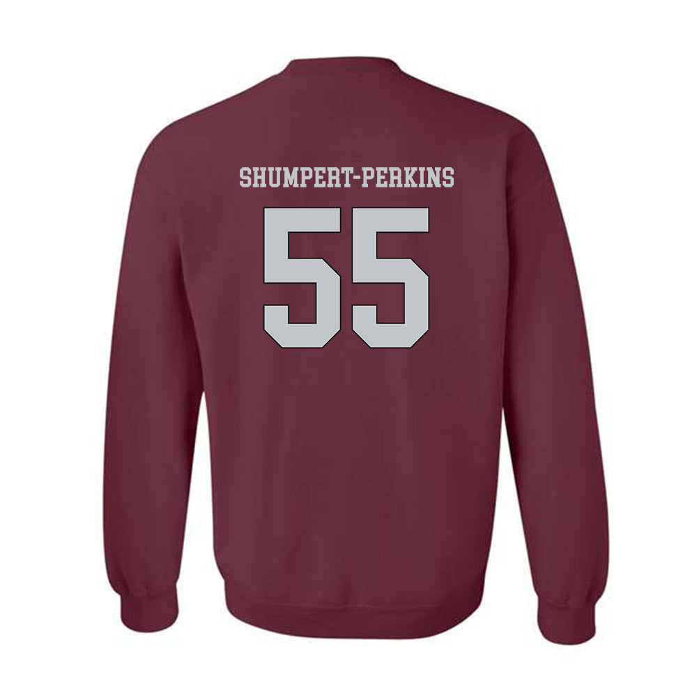 Mississippi State - NCAA Football : Jakheem Shumpert-Perkins - Sports Shersey Crewneck Sweatshirt-1