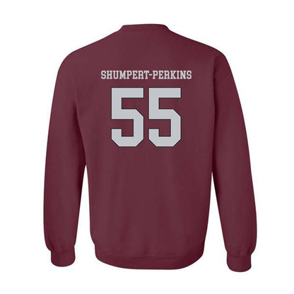 Mississippi State - NCAA Football : Jakheem Shumpert-Perkins - Sports Shersey Crewneck Sweatshirt-1