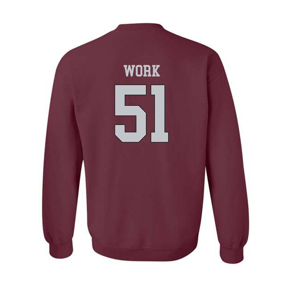 Mississippi State - NCAA Football : Luke Work - Sports Shersey Crewneck Sweatshirt-1