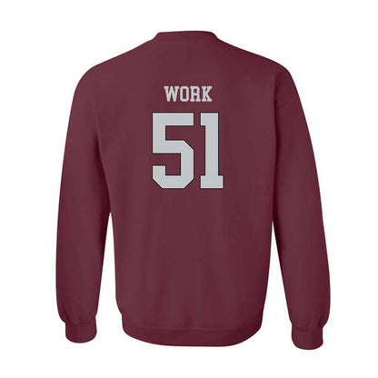 Mississippi State - NCAA Football : Luke Work - Sports Shersey Crewneck Sweatshirt-1