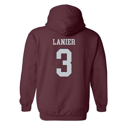 Mississippi State - NCAA Football : Brylo Lanier - Sports Shersey Hooded Sweatshirt-1