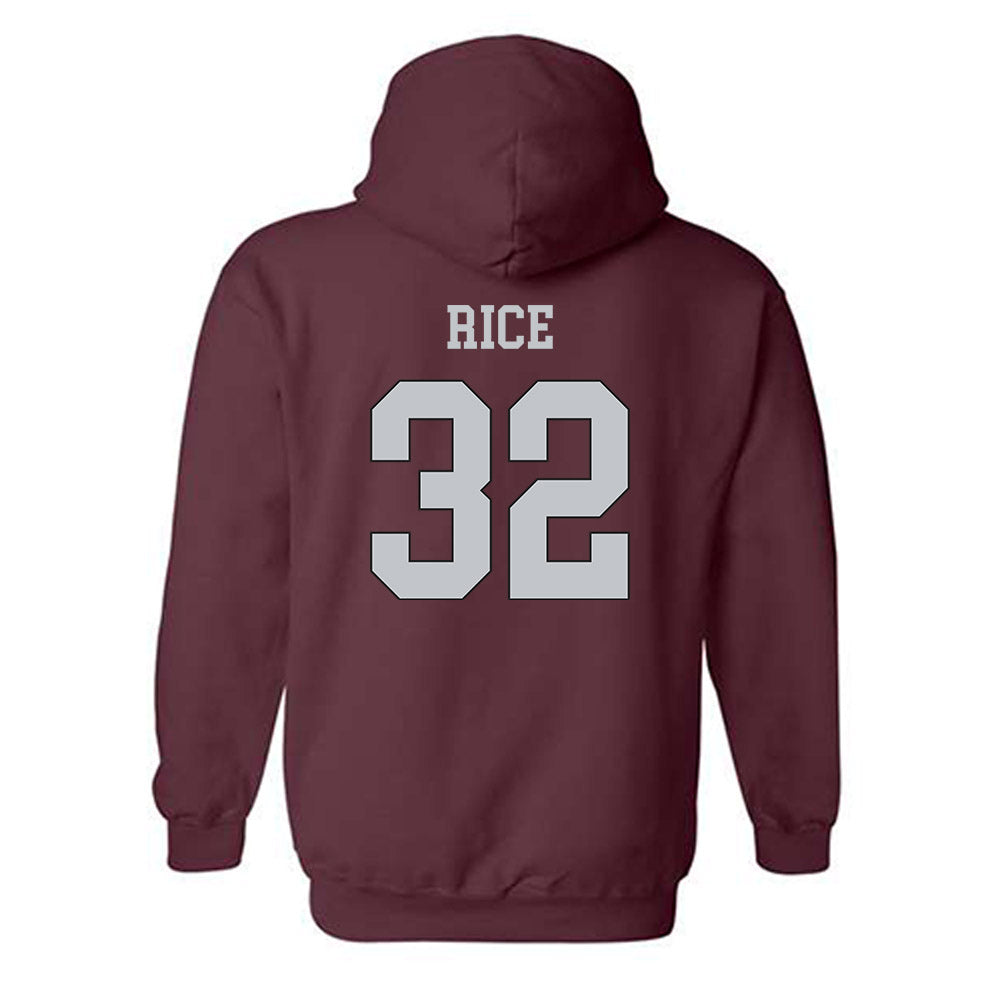 Mississippi State - NCAA Football : AJ Rice - Sports Shersey Hooded Sweatshirt-1