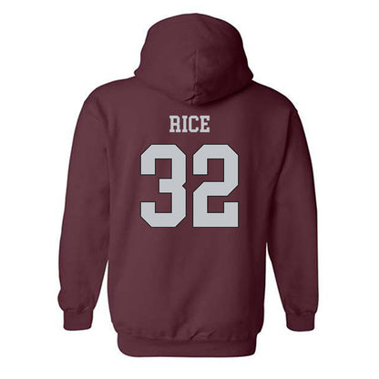 Mississippi State - NCAA Football : AJ Rice - Sports Shersey Hooded Sweatshirt-1