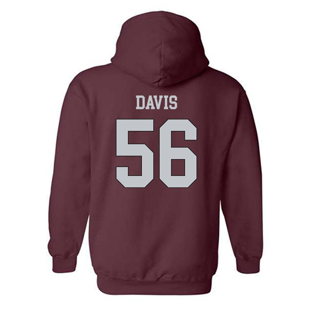 Mississippi State - NCAA Football : Wesley Davis - Sports Shersey Hooded Sweatshirt-1