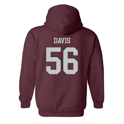 Mississippi State - NCAA Football : Wesley Davis - Sports Shersey Hooded Sweatshirt-1