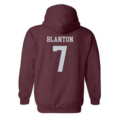 Mississippi State - NCAA Football : Stone Blanton - Sports Shersey Hooded Sweatshirt-1