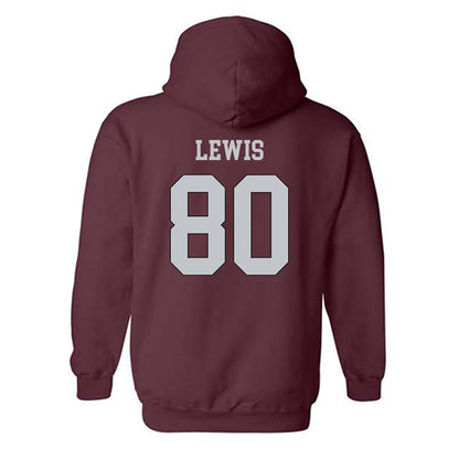 Mississippi State - NCAA Football : Anson Lewis - Sports Shersey Hooded Sweatshirt-1