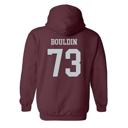 Mississippi State - NCAA Football : Jaekwon Bouldin - Sports Shersey Hooded Sweatshirt-1